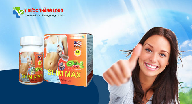 SLIM MAX USA - VIÊN UỐNG GIẢM CÂN CỰC MẠNH CHO NGƯỜI KHÓ GIẢM CÂN 2-1