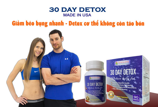 Viên uống giảm cân, detox 30 DAY DETOX USA_03 Viên uống giảm cân, detox 30 DAY DETOX USA_03